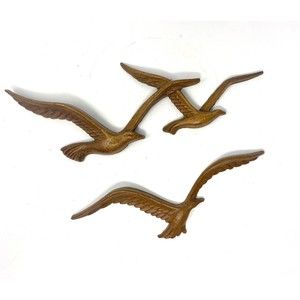Vintage Homco Bird Wall Decor Brown Seagull